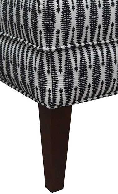 Marshfield Furniture Hayden Black Ottoman-1