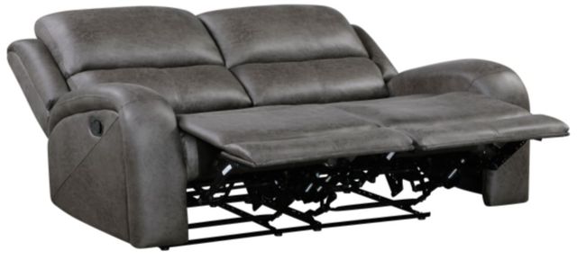 Homelegance® Pagosa Gray Double Reclining Loveseat-2
