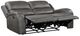 Homelegance® Pagosa Gray Double Reclining Loveseat-2