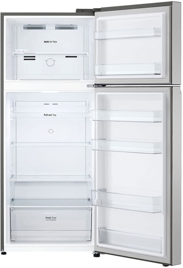 LG 27" 13.2 Cu. Ft. Platinum Silver Counter Depth Top Freezer Refrigerator-1
