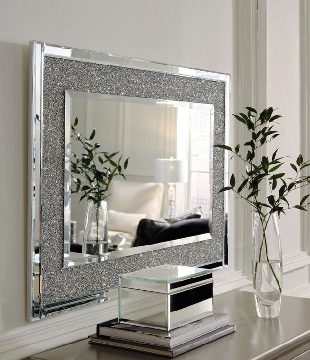 Signature Design by Ashley® Kingsleigh Silver Rectangular Accent Mirror-4