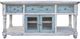 International Furniture Direct Aruba Blue/White 70" TV Stand-0