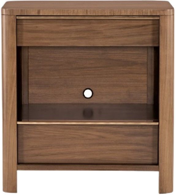 Hooker® Furniture Eleana Light Caramel 2-Drawer Nightstand-2