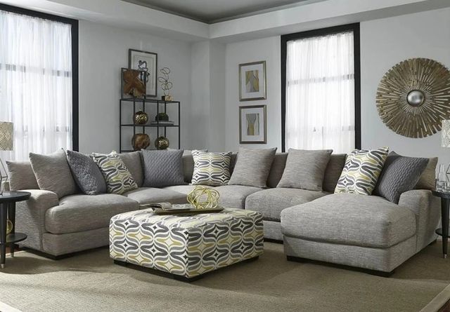 Franklin™ Barton Chinchilla Square Ottoman-1