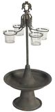 A & B Home Gray 23" Candle Holder-0