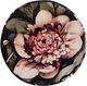 TOV Furniture Black Moody Floral Velvet Pouf-2
