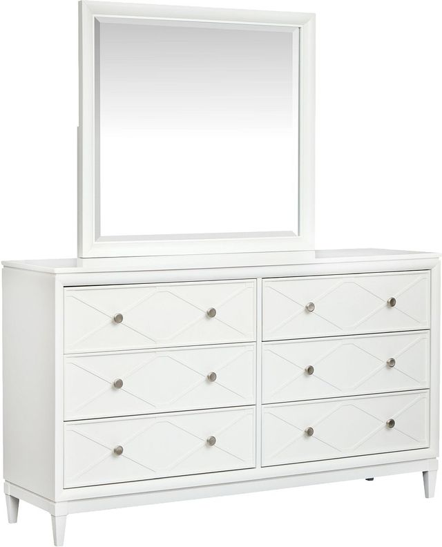 Magnussen Home® Springhouse Whisper White Double Drawer Dresser-4