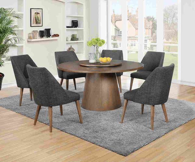 Coaster® Beverly 7-Piece Dark Cocoa/Dark Grey Dining Set-0