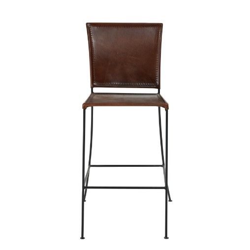 Jaipur Furniture Pritchard Brown Counter Stool-1