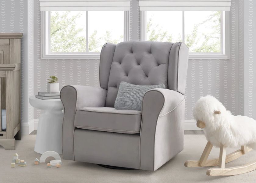 Delta Children Emerson Nursery Glider Swivel Rocker Chair | The ...