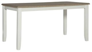 Powell® Jane Gray Dining Table with Vanilla Base
