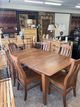 AMISH 7-Piece Rustic Cherry Dining Set-0