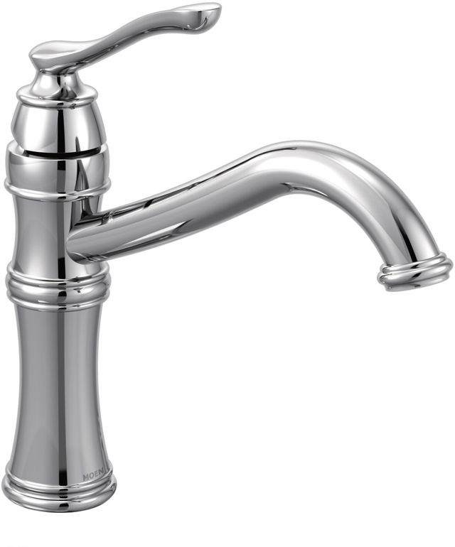 Moen® Belfield™ Chrome One-Handle High Arc Kitchen Faucet-0