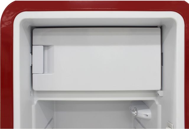 Brama 24" 9.9 Cu. Ft. Red Retro Compact Refrigerator-3