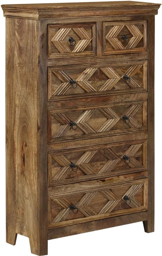 Jaipur Furniture Mason Burnt Tan Chest-0