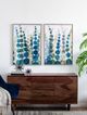 A & B Home 2-Piece Blue/Green Serene Printed Acrylic Wall Art Set-5