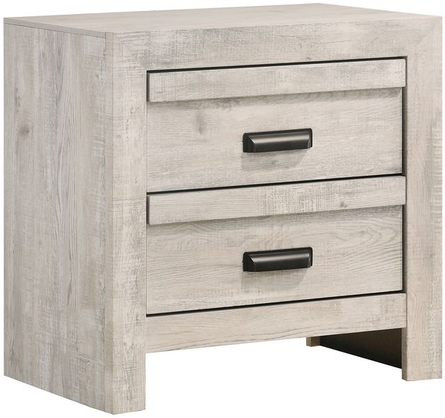 Crown Mark Valor Light Gray Nightstand-0