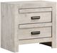 Crown Mark Valor Light Gray Nightstand-0