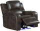 Intercon Silhouette Bolero Coffee Dual Power Recliner-1