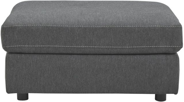 Signature Design by Ashley® Candela Charcoal Oversized Accent Ottoman-1