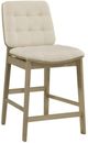 Coaster® Hamlyn 5-Piece Cream/Natural Oak Round Counter Dining Set-5