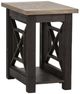 Liberty Furniture Heatherbrook Ash Chairside Table with Charcoal Base-0