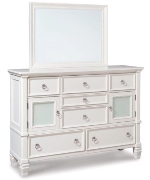 Millennium® by Ashley® Prentice 3-Piece White Queen Sleigh Bed Set-2