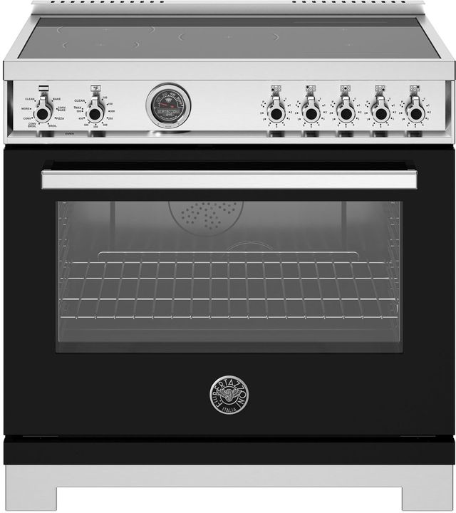 Bertazzoni Professional Series 36" Nero Pro Style Induction Range-0
