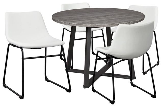 Signature Design by Ashley® Centiar 5-Piece White Dining Set-0