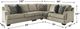 Signature Design by Ashley® Bovarian 3-Piece Stone Sectional Sofa-1
