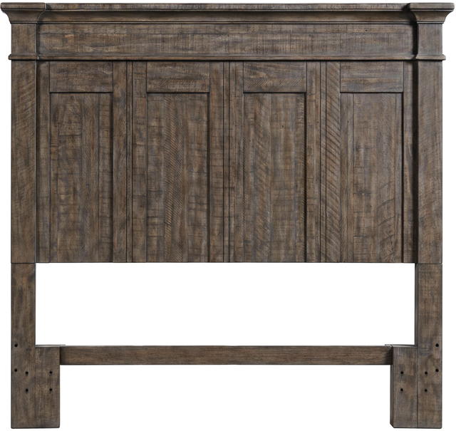Riverside Furniture Bradford Queen Rustic Coffee Panel Bed-2