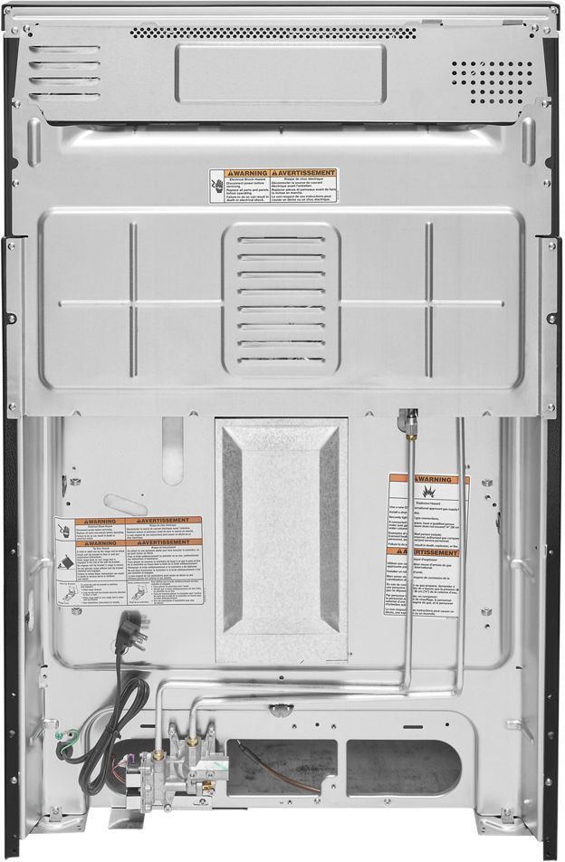 KitchenAid® 30" Black Stainless Steel Freestanding Gas Range-3