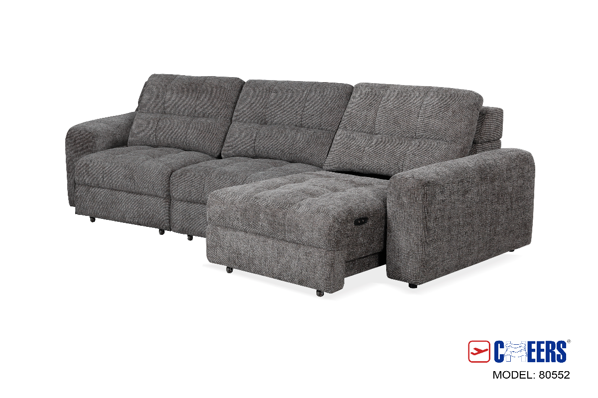 Cheers Man Wah Power RAF Chaise 3 Seat Sofa | Stubbe's