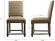 Olliix by Madison Park Sand Cirque Dining Chair (Set of 2)-3