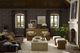 Four Hands Devon Broadway Gilt Slipcover Swivel Chair-4