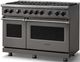 Viking® 7 Series 48" Damascus Gray Pro Style Natural Gas Range-3