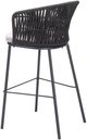 Zuo® Modern Freycinet Black/Gray Steel Outdoor Barstool-4