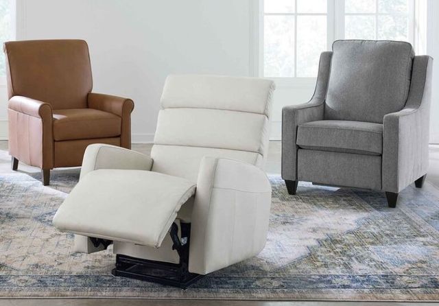 Bassett® Furniture Customizable Nelson Sock Arm Lay Flat Manual Recliner-2