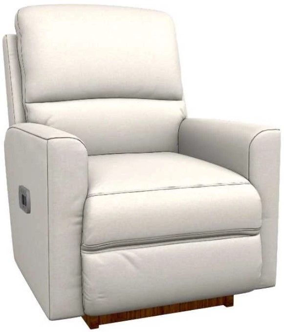 La-Z-Boy® Wynne Oat Power Rocking Recliner with Headrest and Lumbar-0
