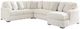 Signature Design by Ashley® Chessington 4-Piece Ivory Right-Arm Facing Sectional and Chaise-0
