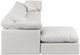 Meridian Furniture Indulge 5-Piece Cream Leather Modular Sectional-2