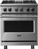 Viking® Professional 5 Series 30" Stainless Steel Pro Style Dual Fuel Range-0