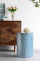 A & B Home Blue Stool-4