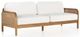 Magnolia Home by Joanna Gaines Rivera Brown/White Olefin 90" Outdoor Sofa-0