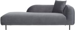 Chaise longue anthracite Deleuze Moe's Home Collections
