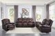 Mazin Furniture Briscoe 2-Tone Brown Glider Reclining Chair-4