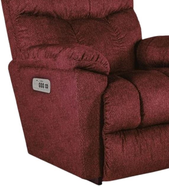 La-Z-Boy® Morrison Burgundy Power Rocking Recliner with Headrest-1