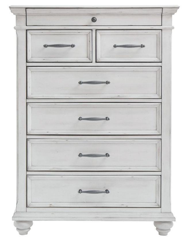 Benchcraft® Kanwyn Whitewash Chest-1