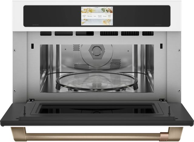Café™ 30" Matte White Electric Speed Oven-1