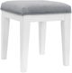 Liberty Furniture Reflections Gray/Pearl White Vanity Stool-0